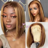 13A Glueless 13x4 Full Frontal Lace Wig -Straight(12in-22in) P4/27#