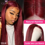 Color Wig 13A Glueless 13x4 Full Frontal Lace Wig-Straight