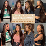 Color Wig 13A Glueless 13x4 Full Frontal Lace Wig-Straight