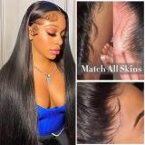 13A Straight 4 Bundles Total 200g with Midway Closure(2x6)
