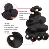 13A Body Wave 4 Bundles Total 200g With Ear Closure(13x4)
