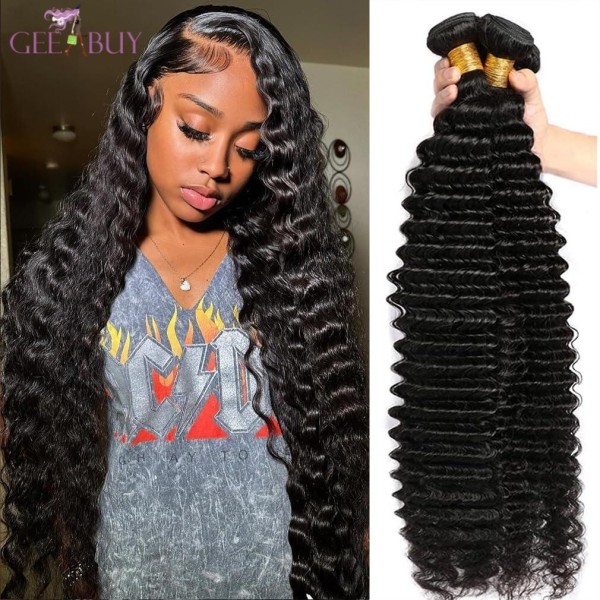 13A Deep Wave 4 Bundles Total 200g Weave Bundles Human Hair