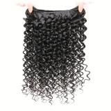 13A Curly Wave 4 Bundles Total 200g with Midway Closure(4x4x1)