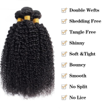 13A Kinky Curl 4 Bundles Total 200g Weave Bundles Human Hair
