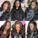 13A Body Wave 4 Bundles Total 200g With Ear Closure(13x4)