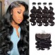 13A Body Wave 4 Bundles Total 200g With Ear Closure(13x4)