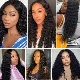 13A Curly Wave 4 Bundles Total 200g with Midway Closure(4x4x1)