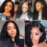 13A Kinky Curly 4 Bundles Total 200g with Midway Closure(4x4x1)