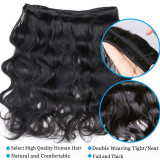 13A Body Wave 4 Bundles Total 200g With Ear Closure(13x4)