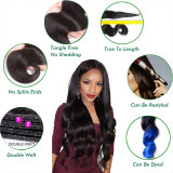 13A Body Wave 4 Bundles Total 200g With Ear Closure(13x4)