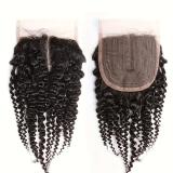 13A Kinky Curly 4 Bundles Total 200g with Midway Closure(4x4x1)