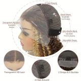 13A Highlight Water Wave Bob Wigs-13x4 Glueless Full Frontal Wig 12-20in P4/27#