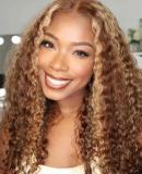 13A Highlight Water Wave Bob Wigs-13x4 Glueless Full Frontal Wig 12-20in P4/27#