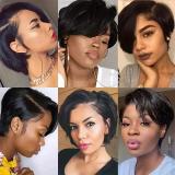 2 Wig Combo Special- Pixie Cut Straight(13x4) &Pixie Curly (13x1)