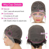 2 Wig Combo Special- Pixie Cut Straight(13x4) &Pixie Curly (13x1)