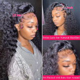 13A Kinky Curl-13x4 Full Frontal Lace Closure