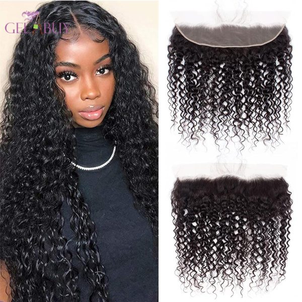 13A Kinky Curl-13x4 Full Frontal Lace Closure