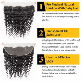 13A Deep Wave-13x4 Full Frontal Lace Closure