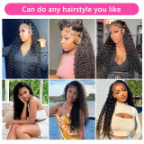 13A Kinky Curl-13x4 Full Frontal Lace Closure