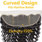 13A Deep Wave-13x4 Full Frontal Lace Closure