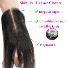 13A Straight-2x6 Free Part Lace Closure
