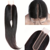 13A Straight 4 Bundles Total 200g with Midway Closure(2x6)