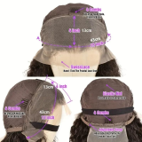 13AGlueless Brazilian Bob Curly Weave Frontal Wig14 -13x4 Full Frontal