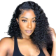 13AGlueless Brazilian Bob Curly Weave Frontal Wig14 -13x4 Full Frontal