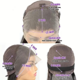8  Brazilian Glueless Full Frontal Bob Wig-13x4 Lace Straight Wigs