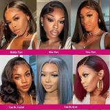 10inch Wear And Go Full Frontal Bob Wig-Straight 13x4 Lace Frontal Wig