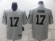 Men's Las Vegas Raiders #17 Davante Adams Grey Inverted Legend Limited Jersey