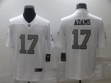 Men's Las Vegas Raiders #17 Davante Adams White Color Rush Limited Jersey