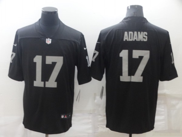 Men's Las Vegas Raiders #17 Davante Adams Black Vapor Limited Jersey