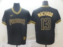 MLB San Diego Padres #13 Manny Machado Black Game Nike Jersey