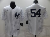 MLB New York Yankees #54 Aroldis Chapman White Jersey