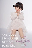 TPE製ラブドール AXB Doll 88cm バスト平ら #GA01ヘッド
