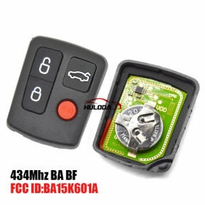 Transmitter remote car key fob 3/4buttons 433Mhz for Ford BA BF Falcon Sedan key control BA15K601A