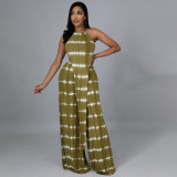 2022 spring and summer plus size printing two-piece set