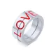 Wholesale Stainless Steel ''LOVE'' Puzzle Couple Ring