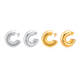 Wholesale Stainless Steel Thick C-shape Chunky Stud Earrings
