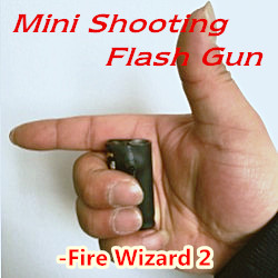Thumb Flash Gun Rechargeable Fire Magic Accessories Stage Magic Trick Illusion 