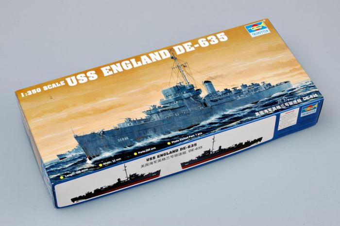 Trumpeter 05305 1/350 Scale USS England DE-635 Destroyer Military Plastic Assembly Model Kits