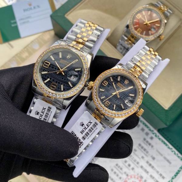 Rolex Couples Watches (men-36X13mm/women-31X12mm)  (10)