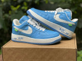 Authentic LV x Nike Air Force 1 Low Light Blue/White