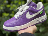 Authentic LV x Nike Air Force 1 Low Purple/White