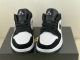 Authentic Air Jordan 1 Low Black/White