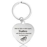 Not Only Sisters Byblood But Sisters By Heart Keychain Gift from Sister