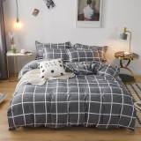 Bedding Plaids Pattern Printed Plaids Cover Set For Home