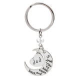 Keychain I Love You To The Moon And Back For Mother's Day And Father's Day From Daughter Son