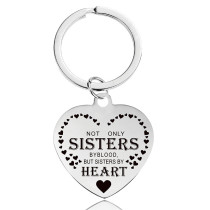 Not Only Sisters Byblood But Sisters By Heart Keychain Gift from Sister